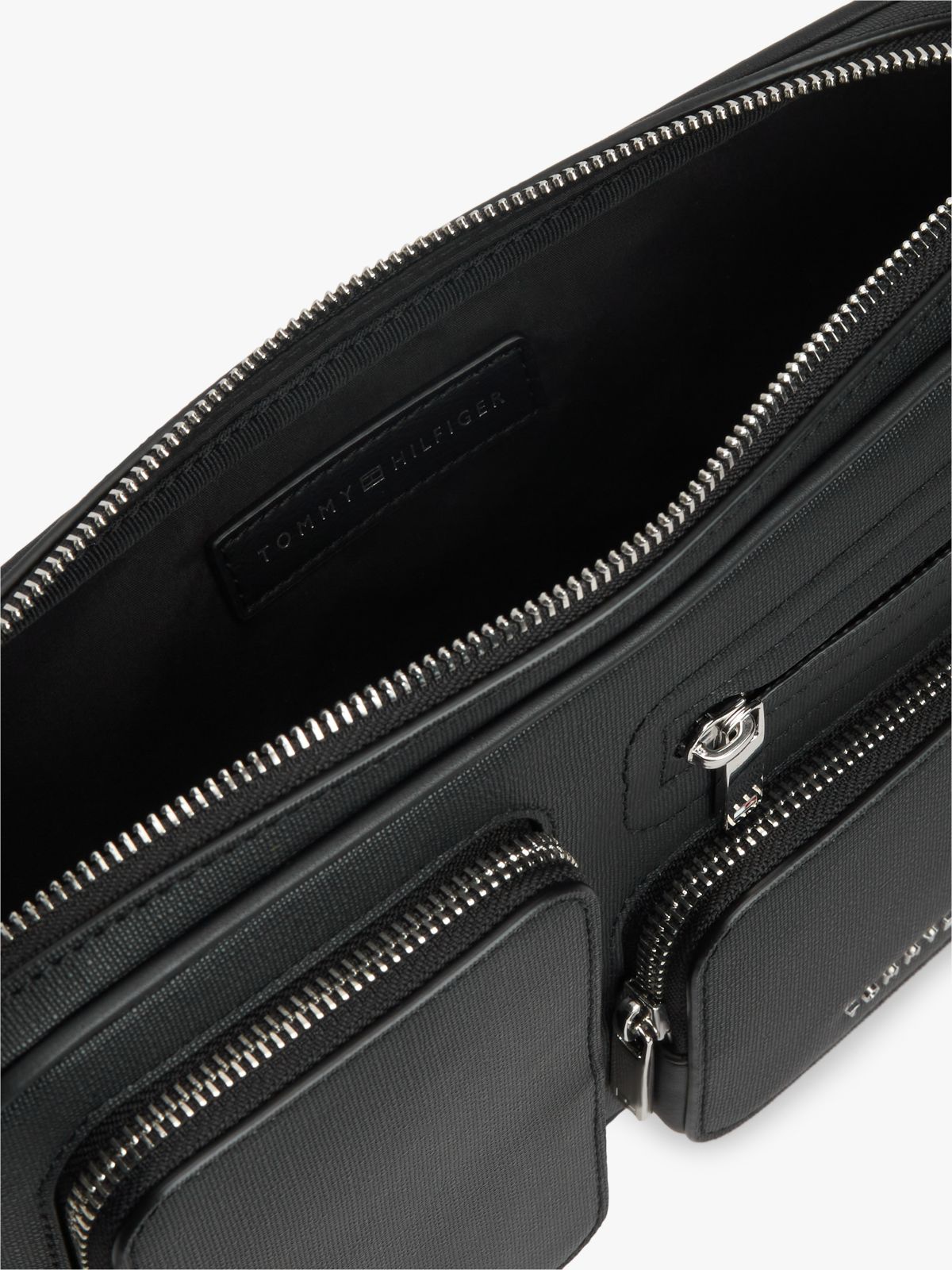 Modern Business Multi Pocket Pouch — Black