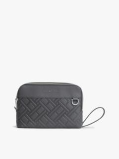 Modern Flag Embossed Pouch — Grey 1
