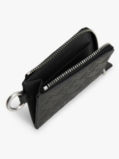 Modern Leather Zip-Around Wallet — Grey 3