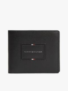 Leather Caviar Grain Bifold Wallet — Black 1