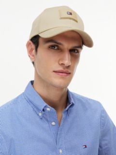 Hilfiger Flag Patch Gabardine Baseball Cap — Beige 4