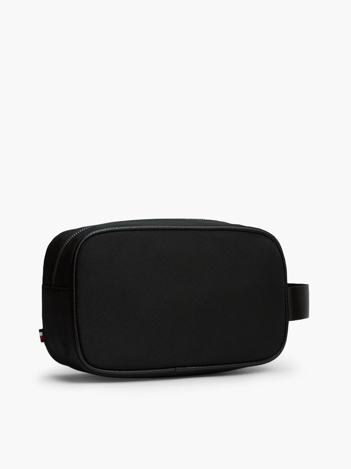 Water Resistant Zip Washbag — Black