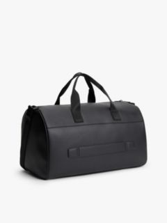 Metallic Logo Signature Tape Duffel Bag — Black 3