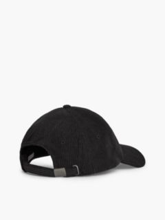 Hilfiger Flag Corduroy Baseball Cap — Black 2
