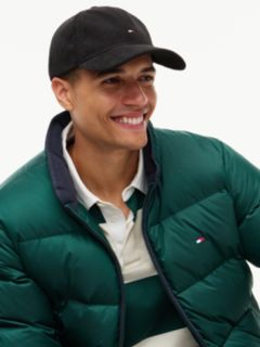 Hilfiger Flag Corduroy Baseball Cap — Black 4