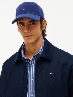Hilfiger Flag Corduroy Baseball Cap — Blue 4