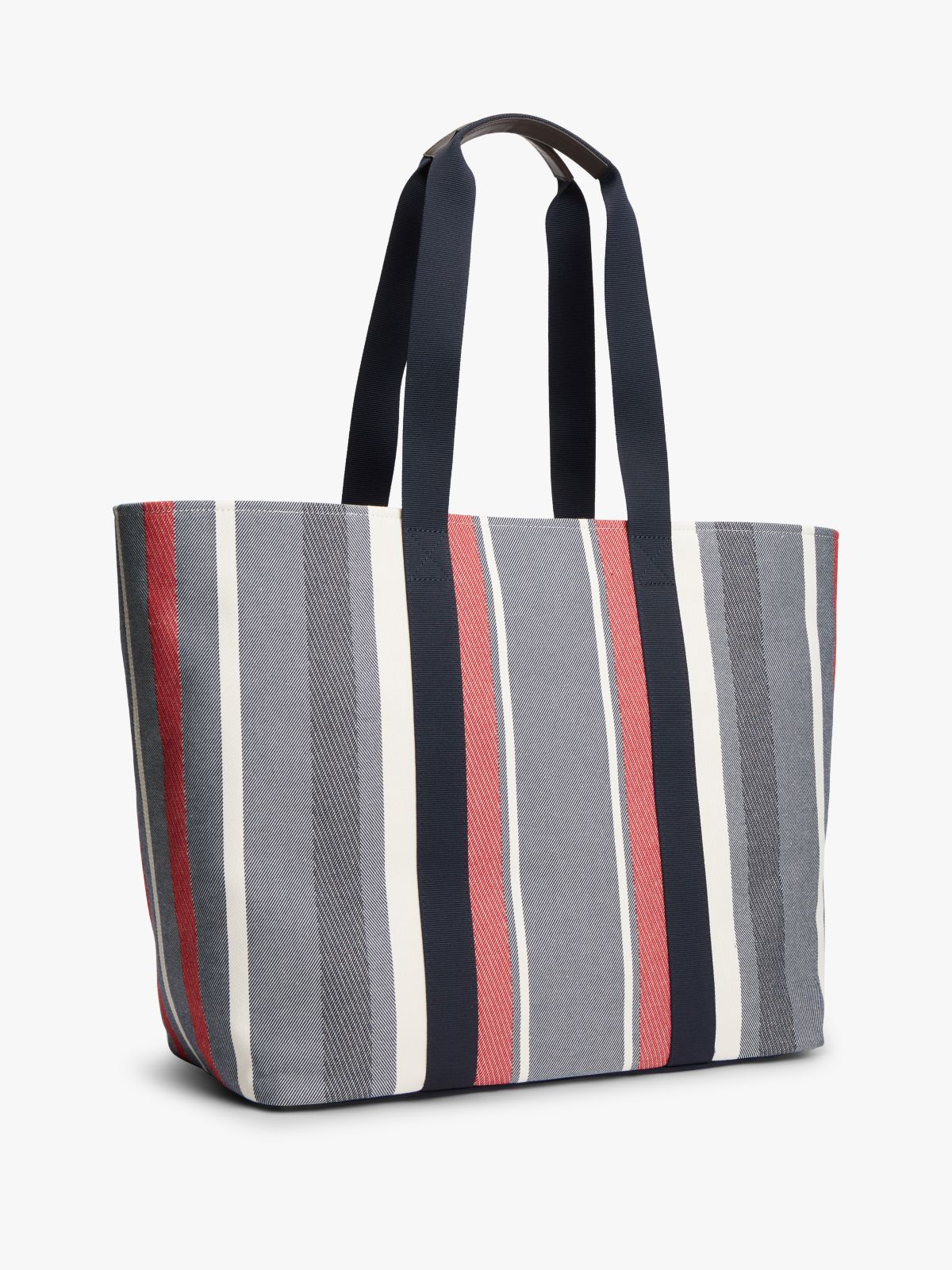 Logo Patch Jacquard Tote Bag — Multi