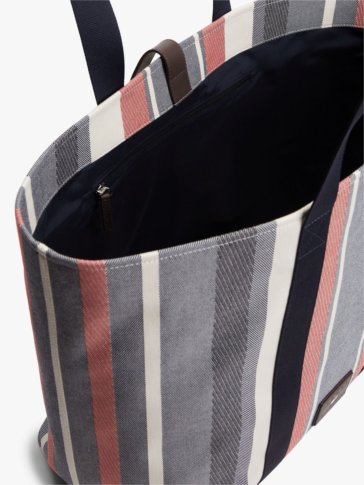 Logo Patch Jacquard Tote Bag — Multi
