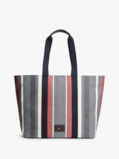 Logo Patch Jacquard Tote Bag — Multi 1
