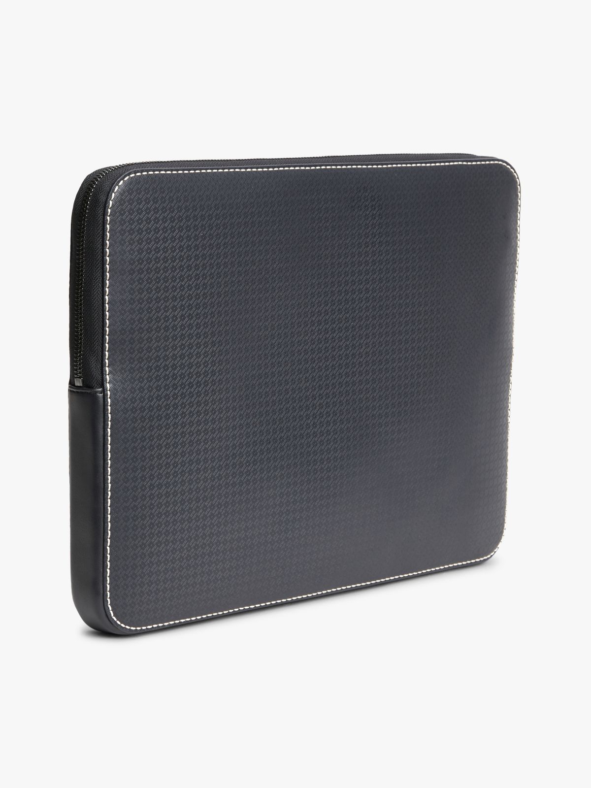 Textured Micro Flag Laptop Pouch — Blue