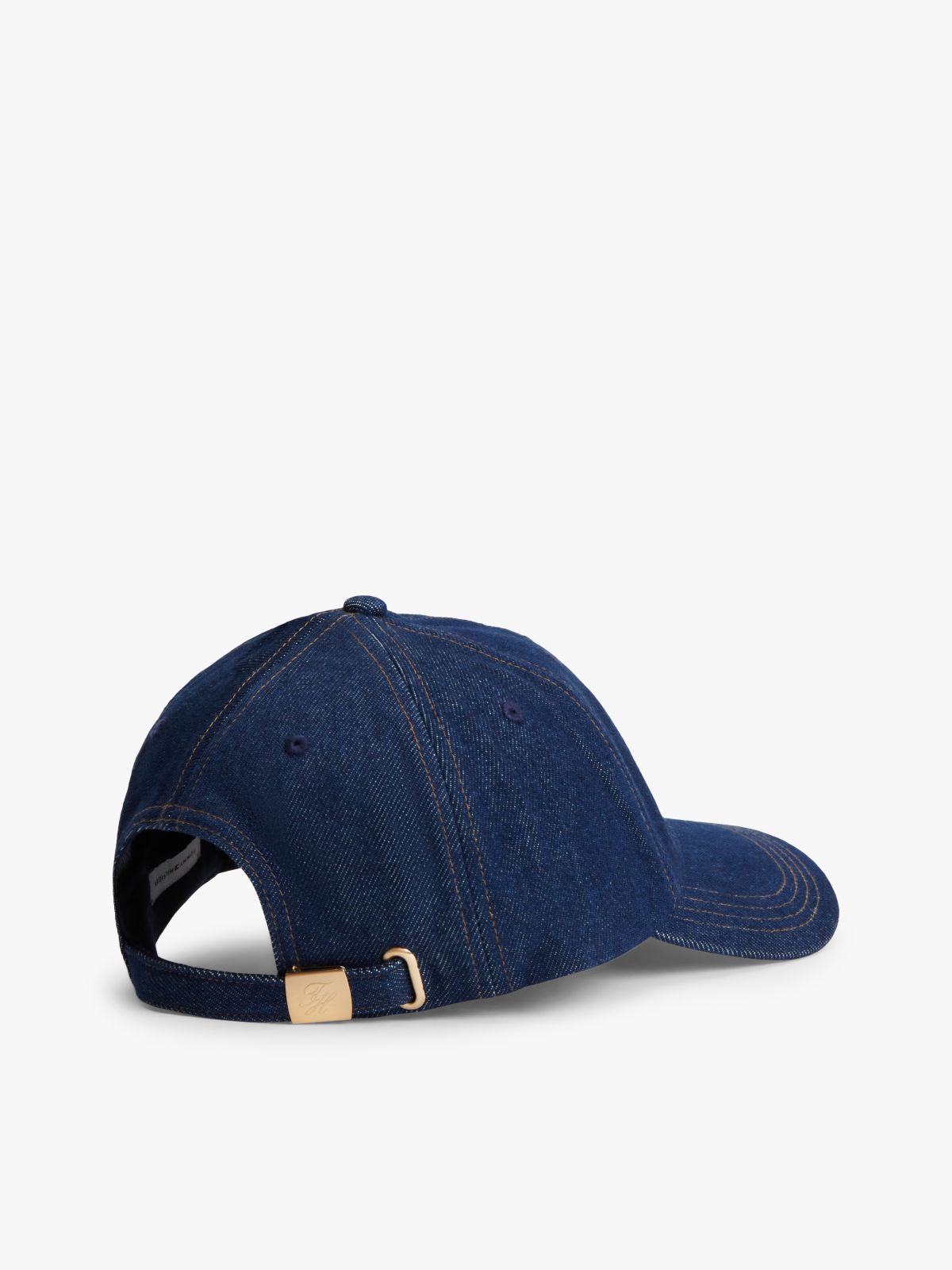 Logo Embroidery Denim Baseball Cap — Blue