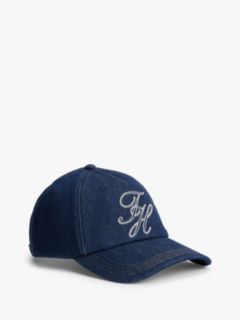 Logo Embroidery Denim Baseball Cap — Blue 1