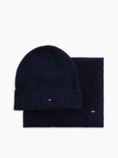 Hilfiger Flag Scarf And Beanie Gift Box — Blue 2