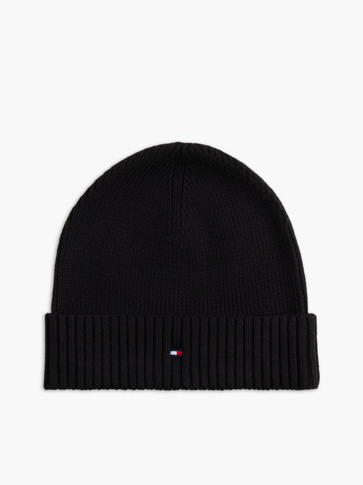 Hilfiger Flag Beanie And Gloves Gift Box — Black