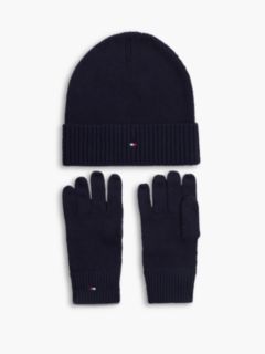 Hilfiger Flag Beanie And Gloves Gift Box — Blue 2