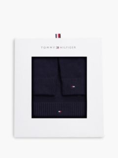 Hilfiger Flag Beanie And Gloves Gift Box — Blue 1