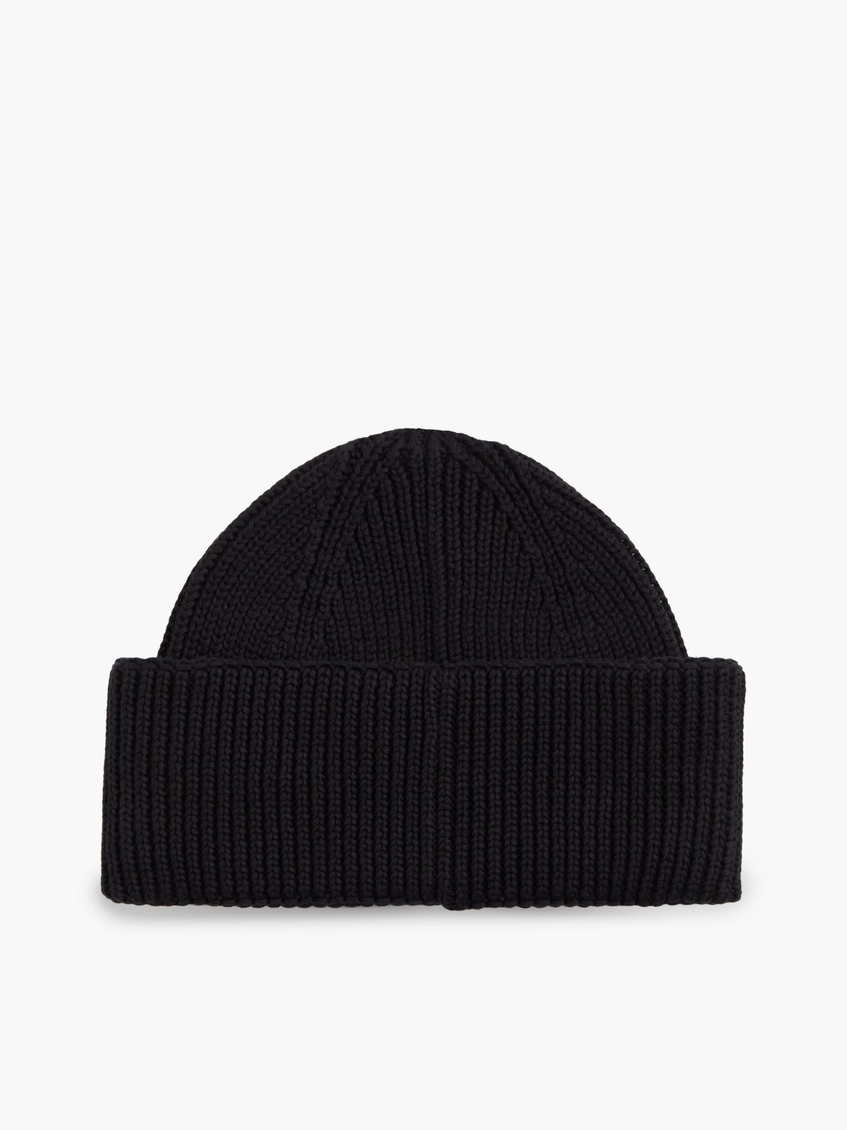 Heritage Logo Short Beanie — Black