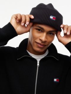 Heritage Logo Short Beanie — Black 4