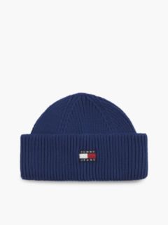 Heritage Logo Short Beanie — Blue 1