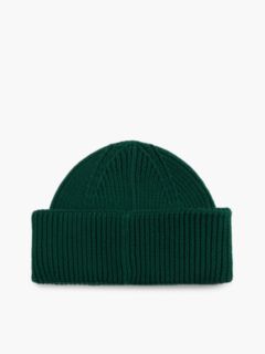 Heritage Logo Short Beanie — Green 2