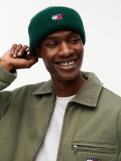 Heritage Logo Short Beanie — Green 4
