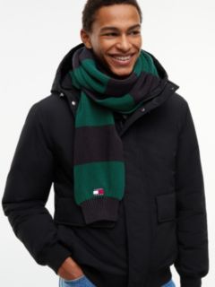 Heritage Logo Stripe Scarf — Green 4