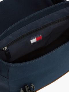 Colour-Blocked Crossbody Messenger Bag — Blue 4