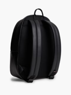 Essential Rubberised Logo Dome Backpack — Black 3