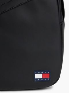 Essential Rubberised Logo Dome Backpack — Black 5