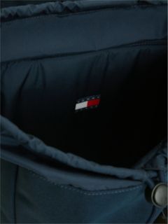 Colour-Blocked Flap Backpack — Blue 4