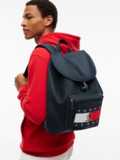 Archive Flag Badge Flap Backpack — Blue 2