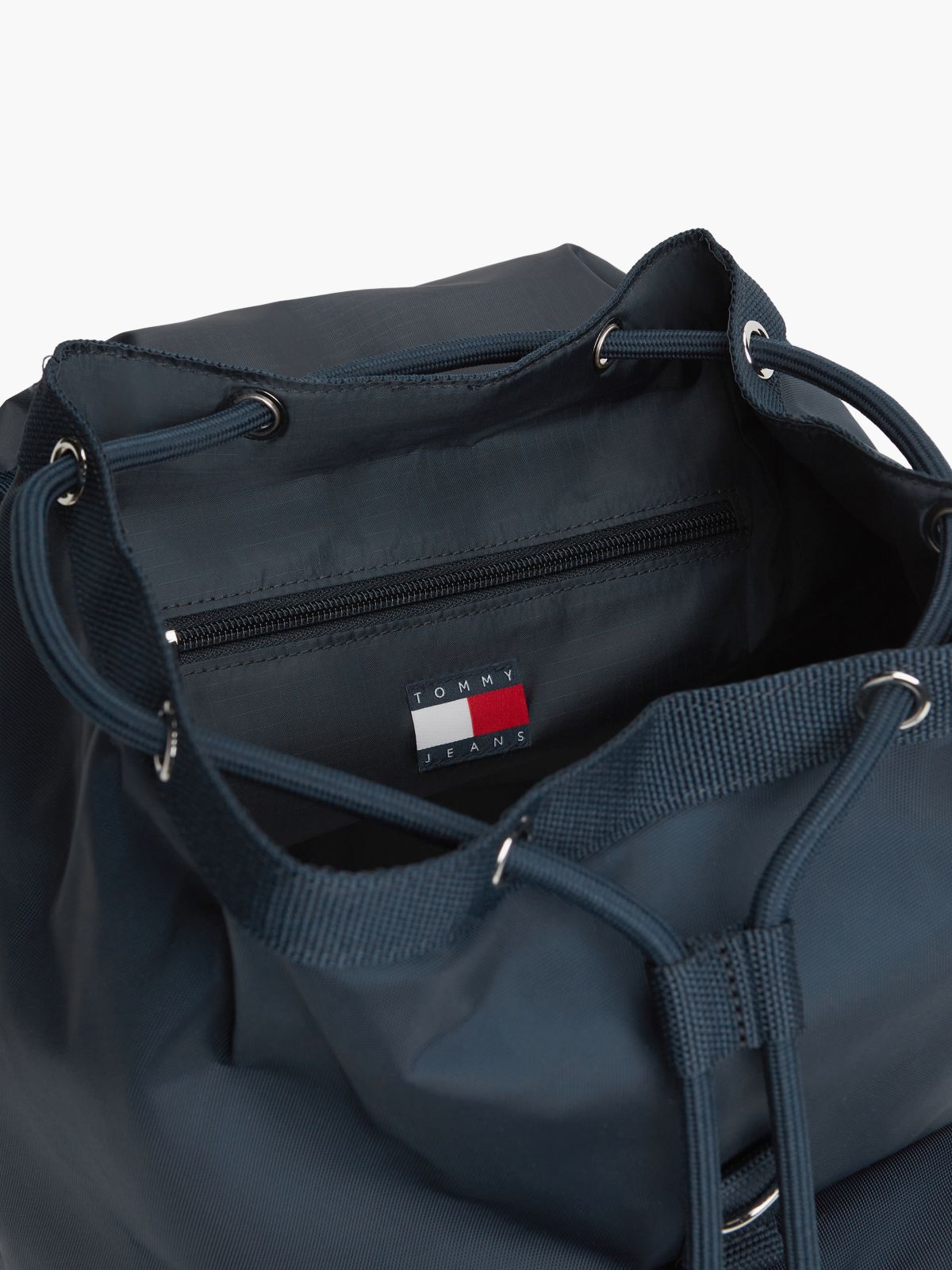 Archive Flag Badge Flap Backpack — Blue