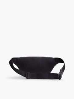 Essential Rubberised Logo Bum Bag — Black 3