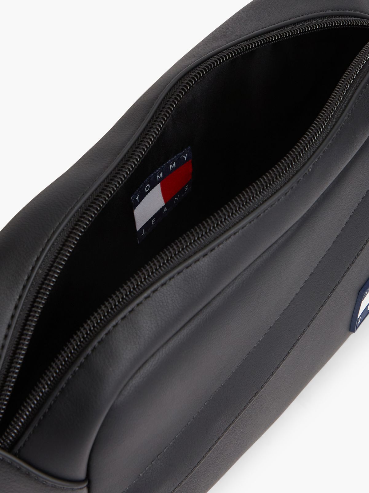 Essential Rubberised Logo Bum Bag — Black