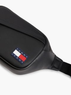 Essential Rubberised Logo Bum Bag — Black 5
