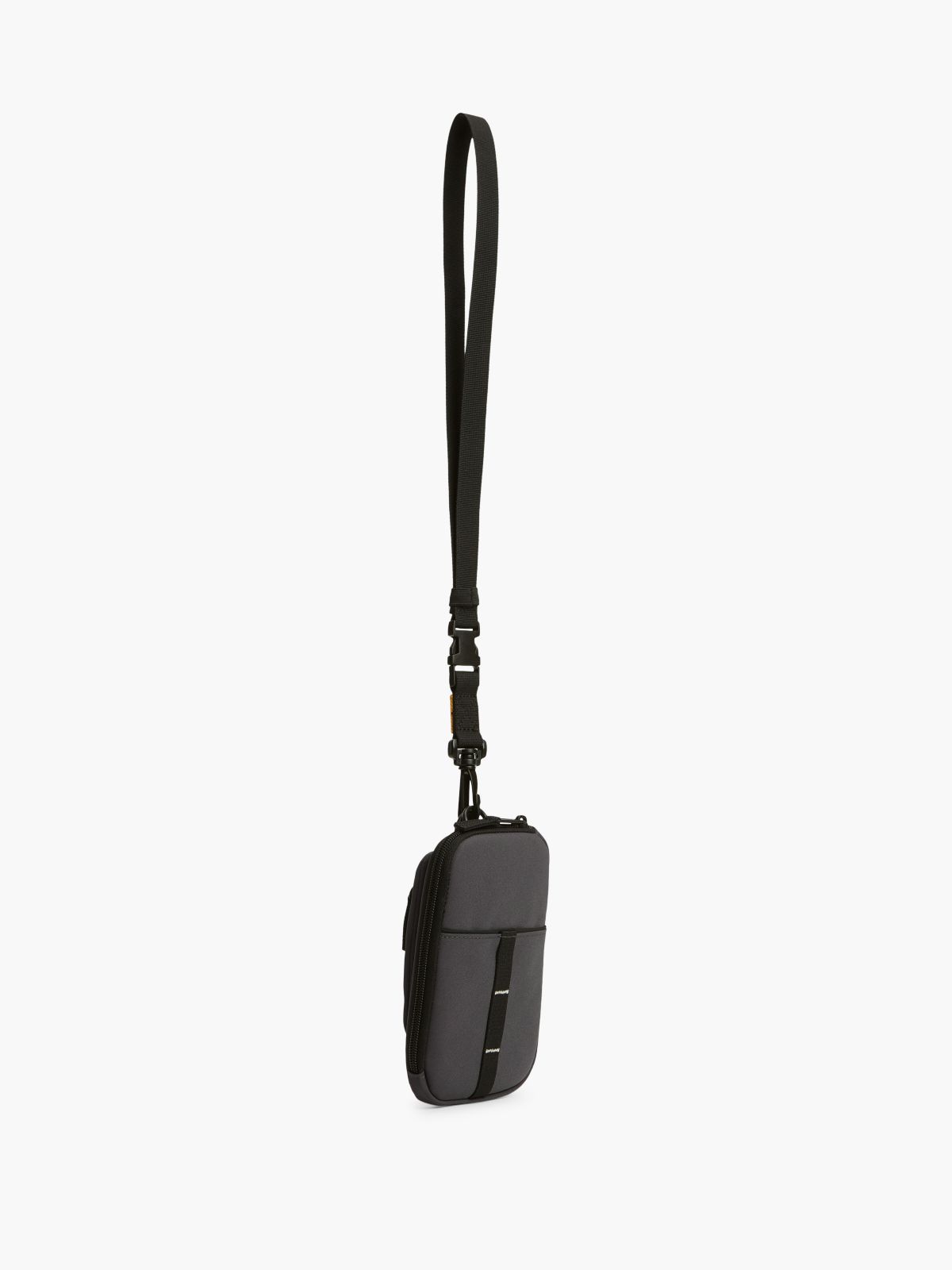 Outdoor Lanyard Wallet With Pouch — Black