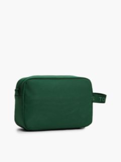 Essential Repeat Logo Textile Washbag — Green 2