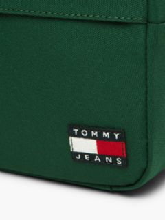 Essential Repeat Logo Textile Washbag — Green 4