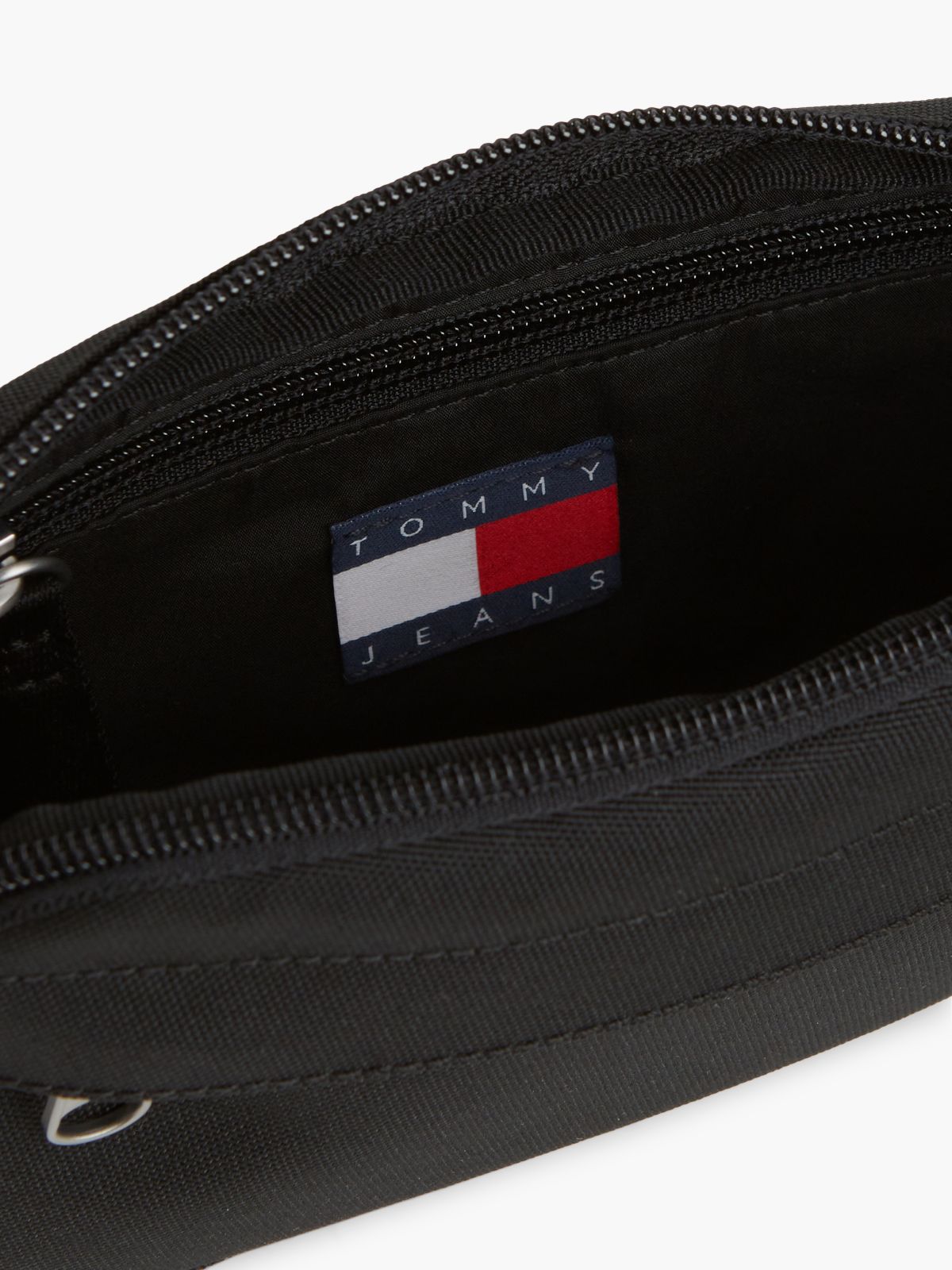 Essential Textile Crossbody Sacoche Bag — Black