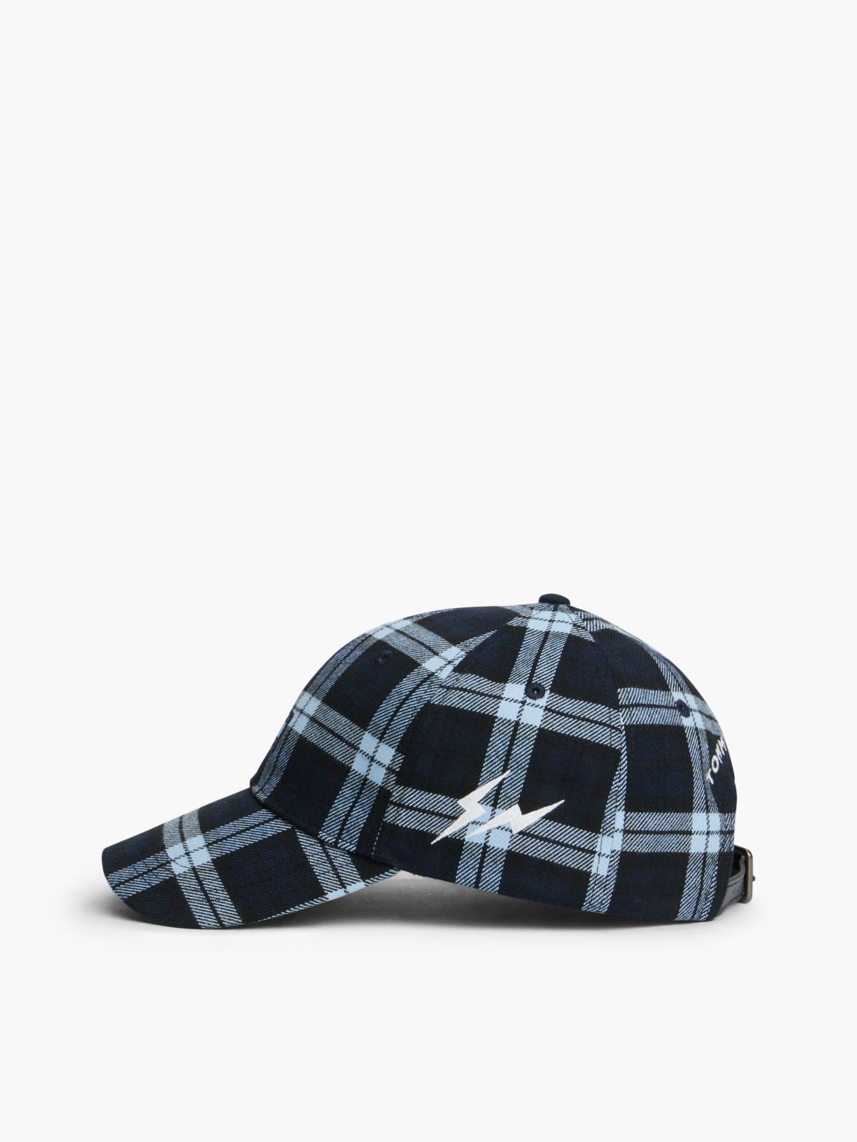 Tommy Hilfiger x FRGMT Check Baseball Cap — Blue