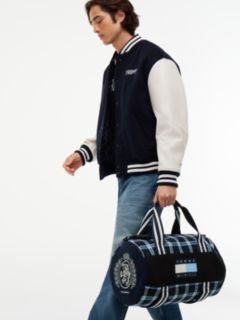 Tommy Hilfiger x FRGMT Check Duffel Bag — Blue 2