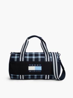 Tommy Hilfiger x FRGMT Check Duffel Bag — Blue 1