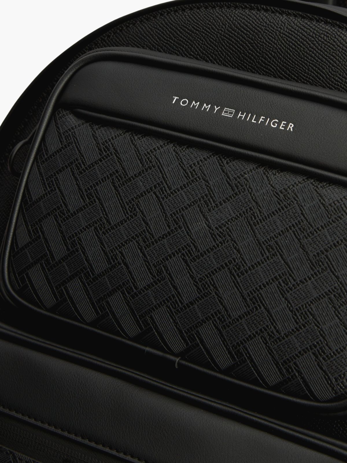 Modern Textured Dome Backpack — Black