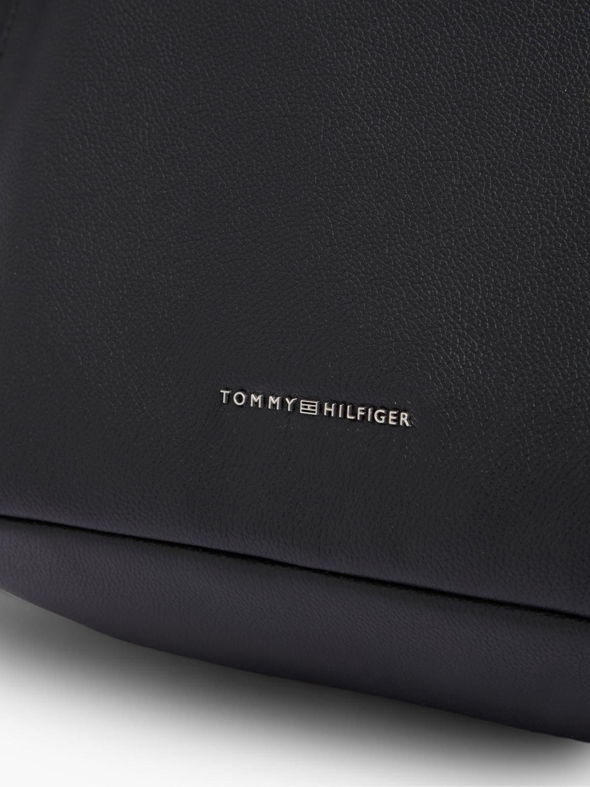 TH Business Leather Dome Backpack — Black