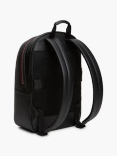 Metallic Logo Dome Backpack — Black 3