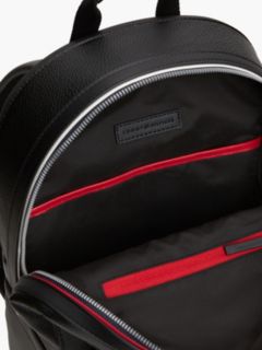 Metallic Logo Dome Backpack — Black 4