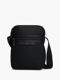 Crossbody Reporter Bag — Black 1