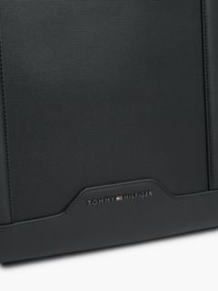Global Stripe Textured Tote Bag — Black 5