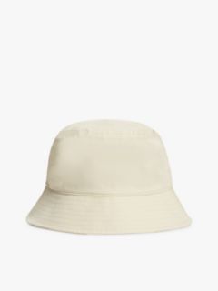 Logo Embroidery Bucket Hat — Beige 2