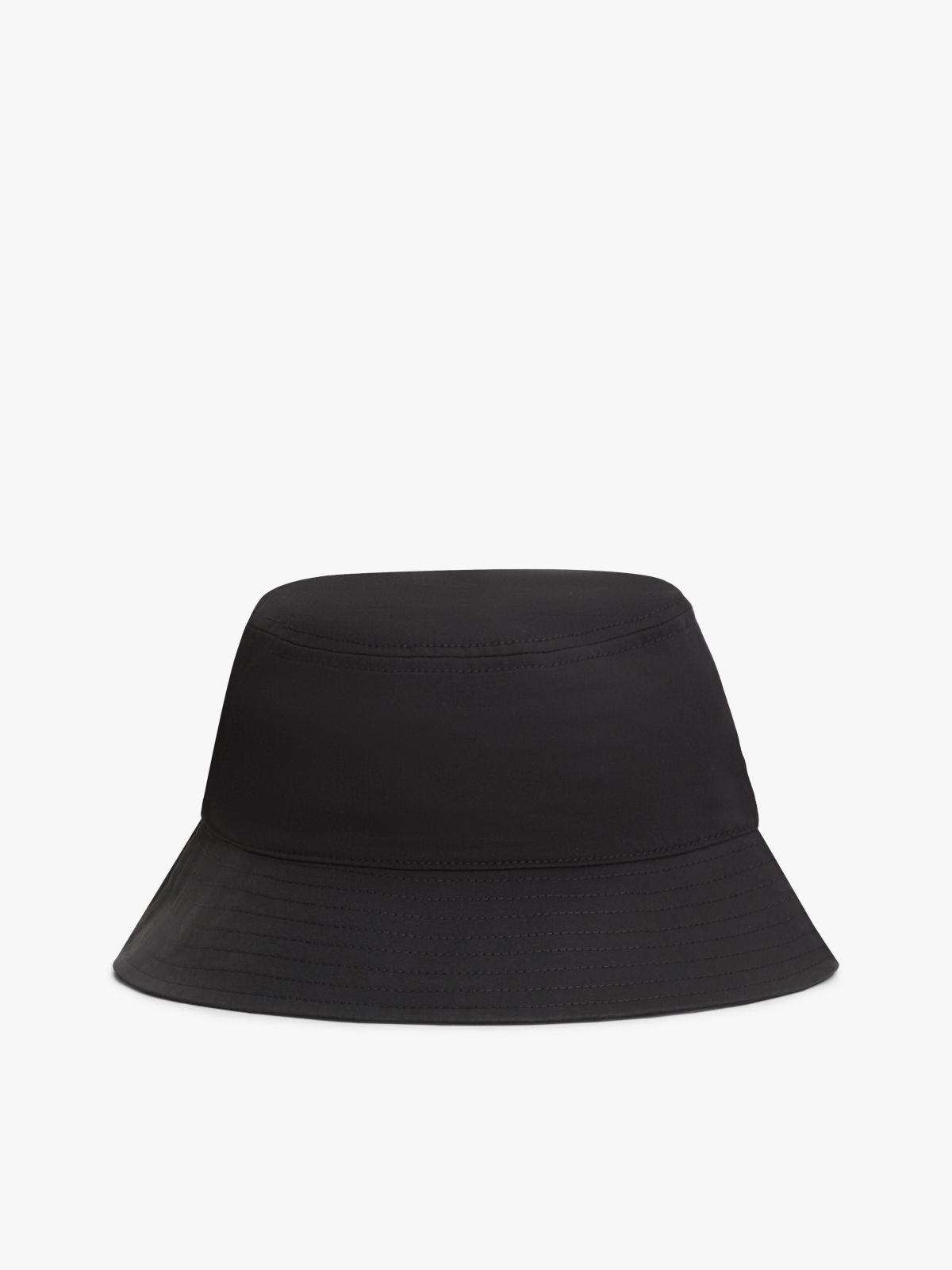 Logo Embroidery Bucket Hat — Black